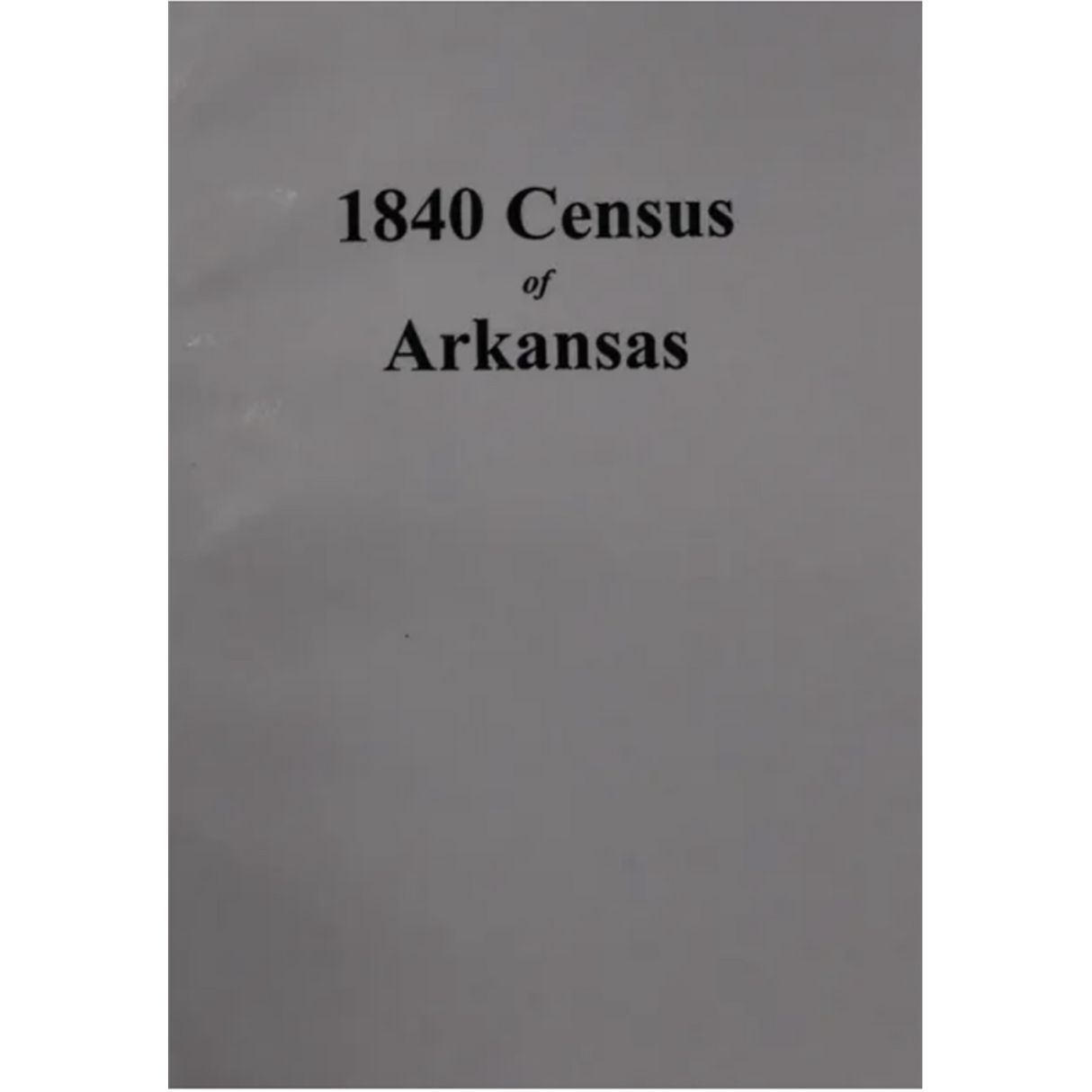 1840 Census of Arkansas