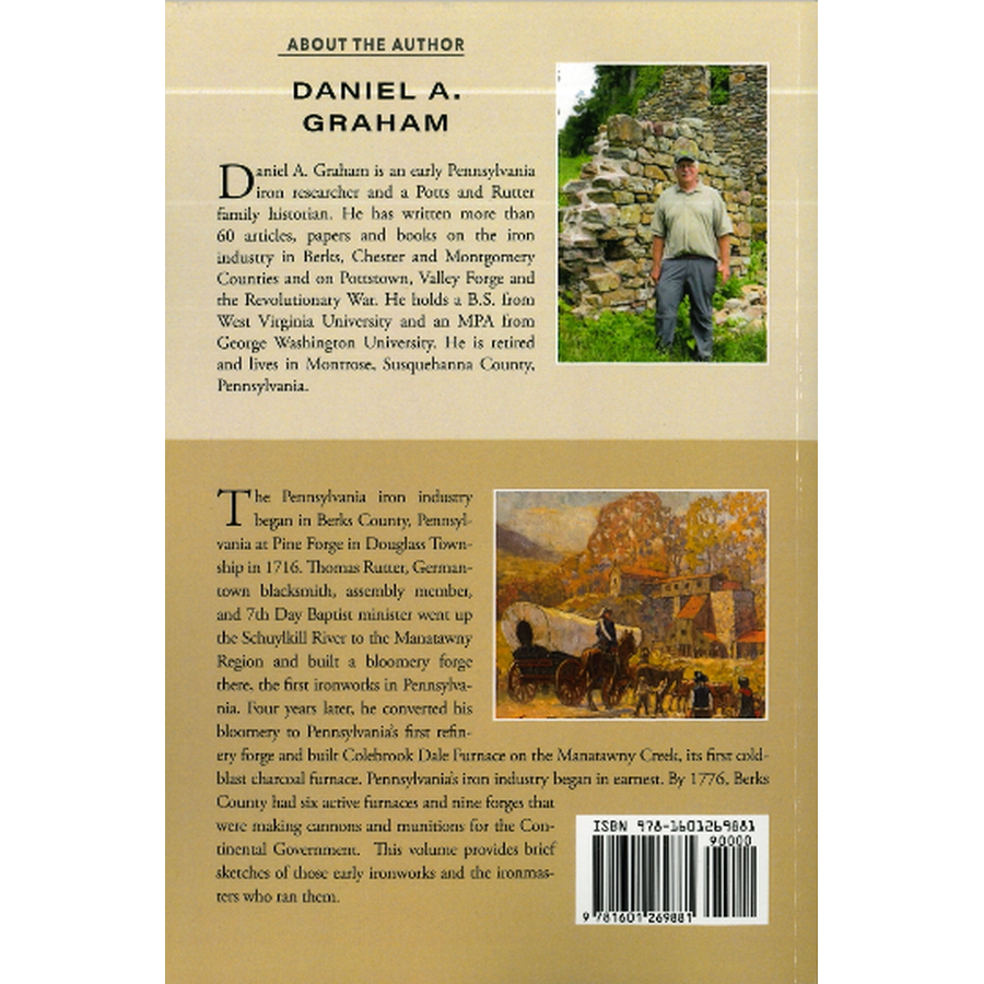 Colonial and Early Ironworks, Berks County, Pennsylvania, 1716-1830 back cover