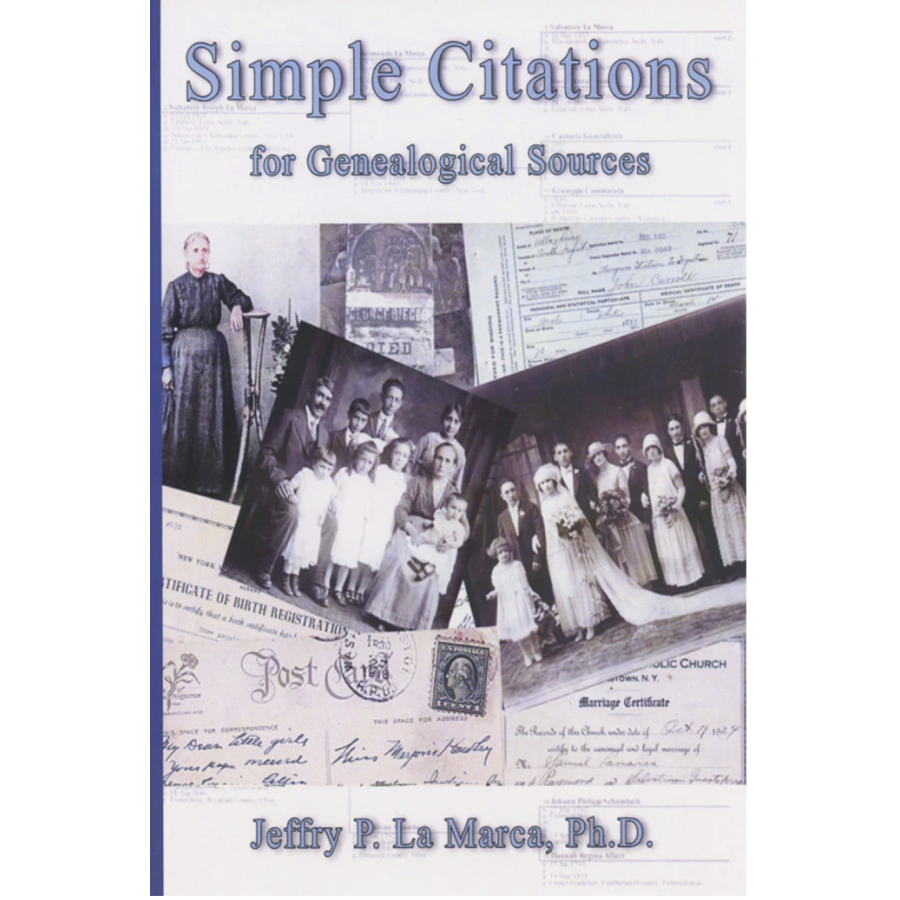 Simple Citations for Genealogical Sources