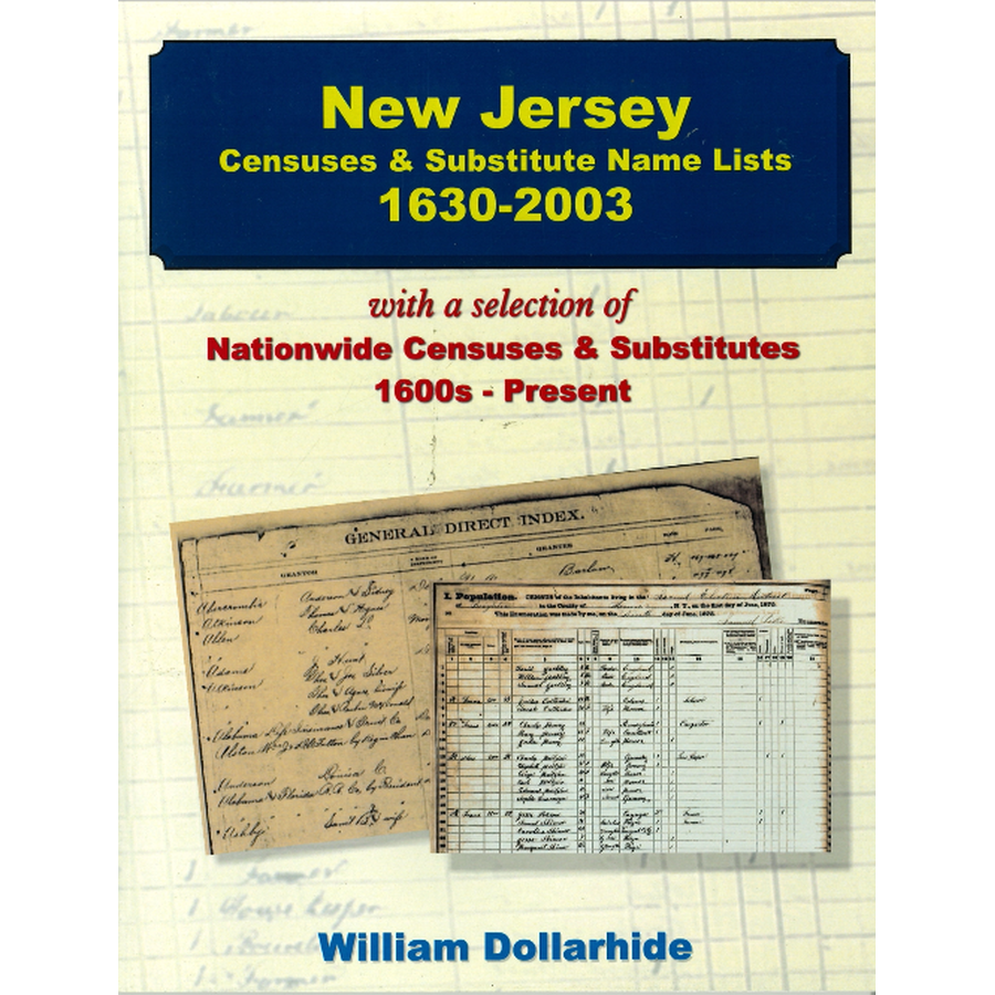 New Jersey Censuses and Substitute Name Lists, 1630-2003