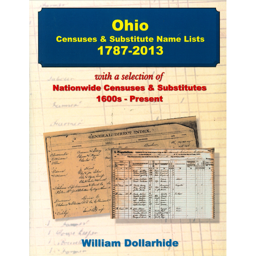 Ohio Censuses and Substitute Name Lists, 1787-2013