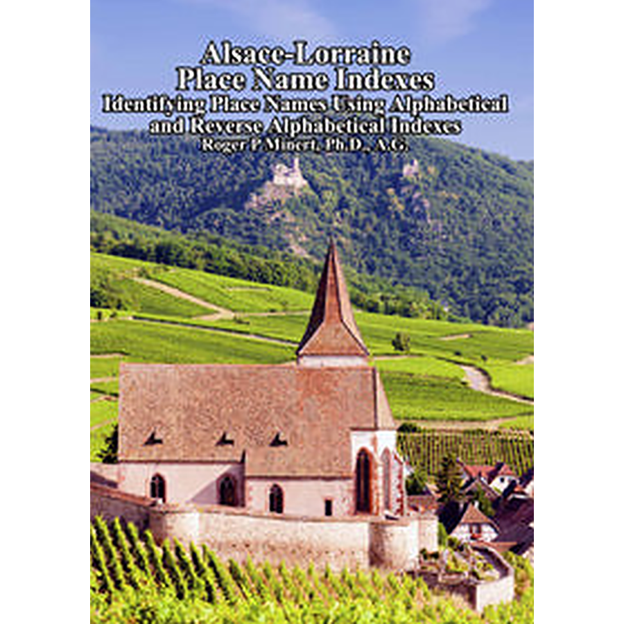 Alsace-Lorraine Place Name Indexes