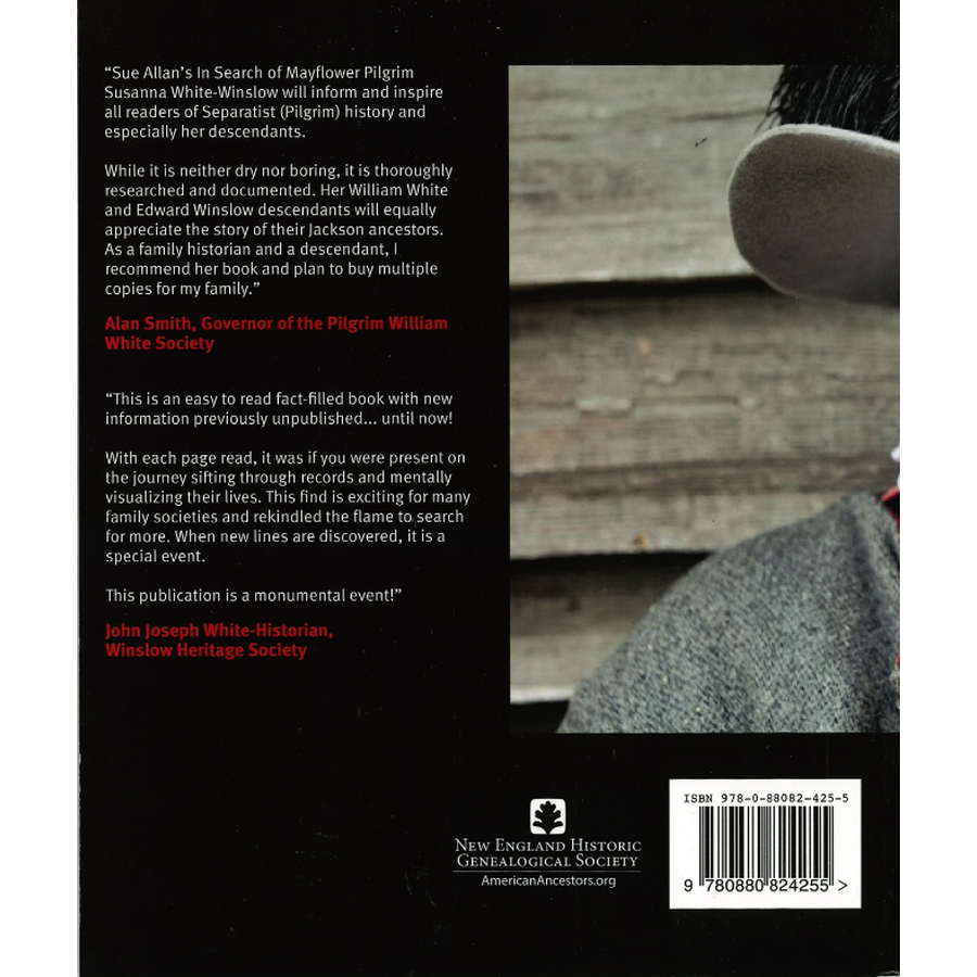 In Search of Mayflower Pilgrim Susanna White-Winslow back cover