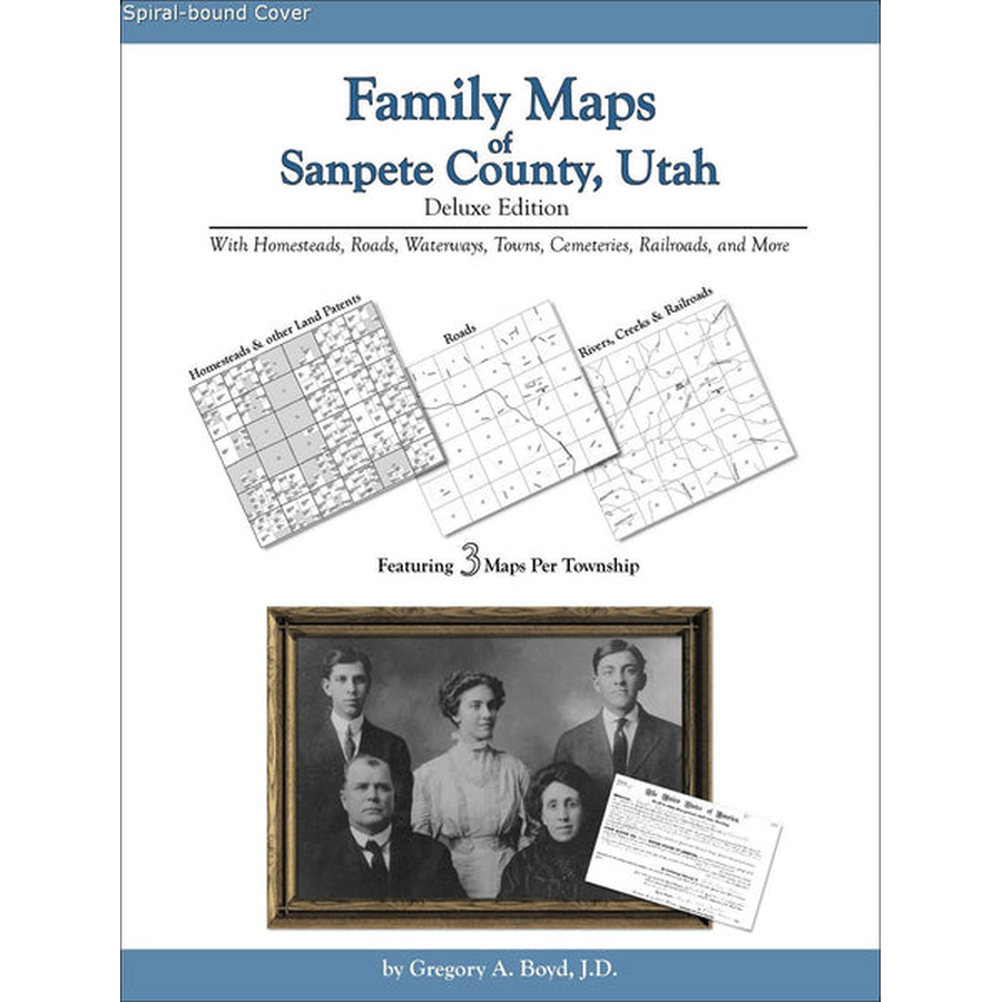 Family Maps of Sanpete County, Utah (Spiral book cover)