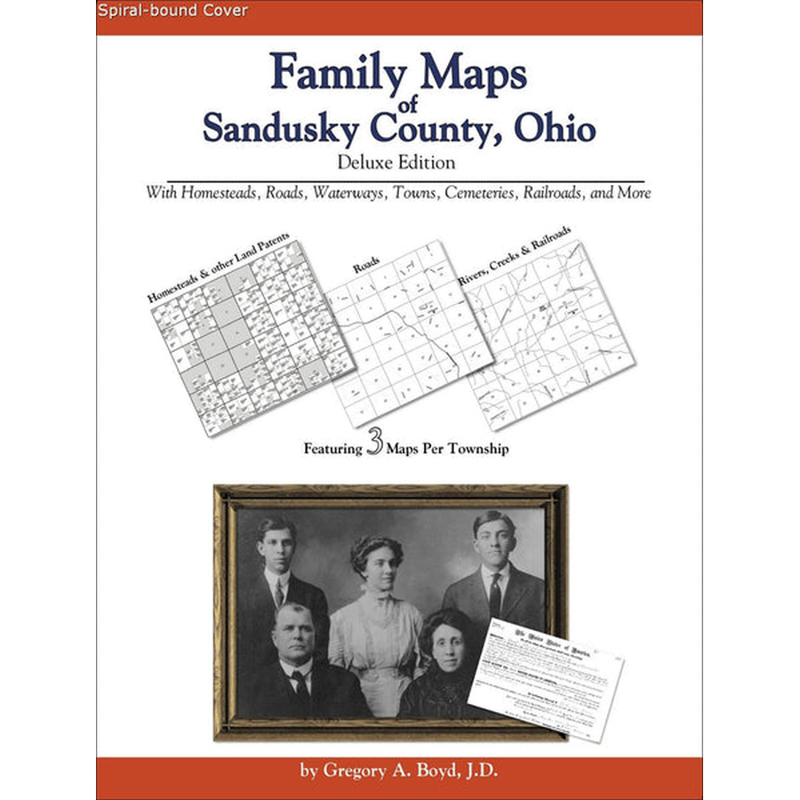 Family Maps of Sandusky County, Ohio (Spiral book cover)