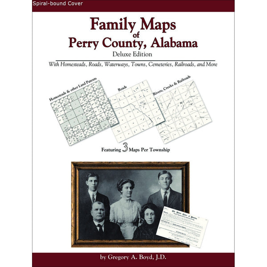 Family Maps of Perry County, Alabama (Spiral book cover)