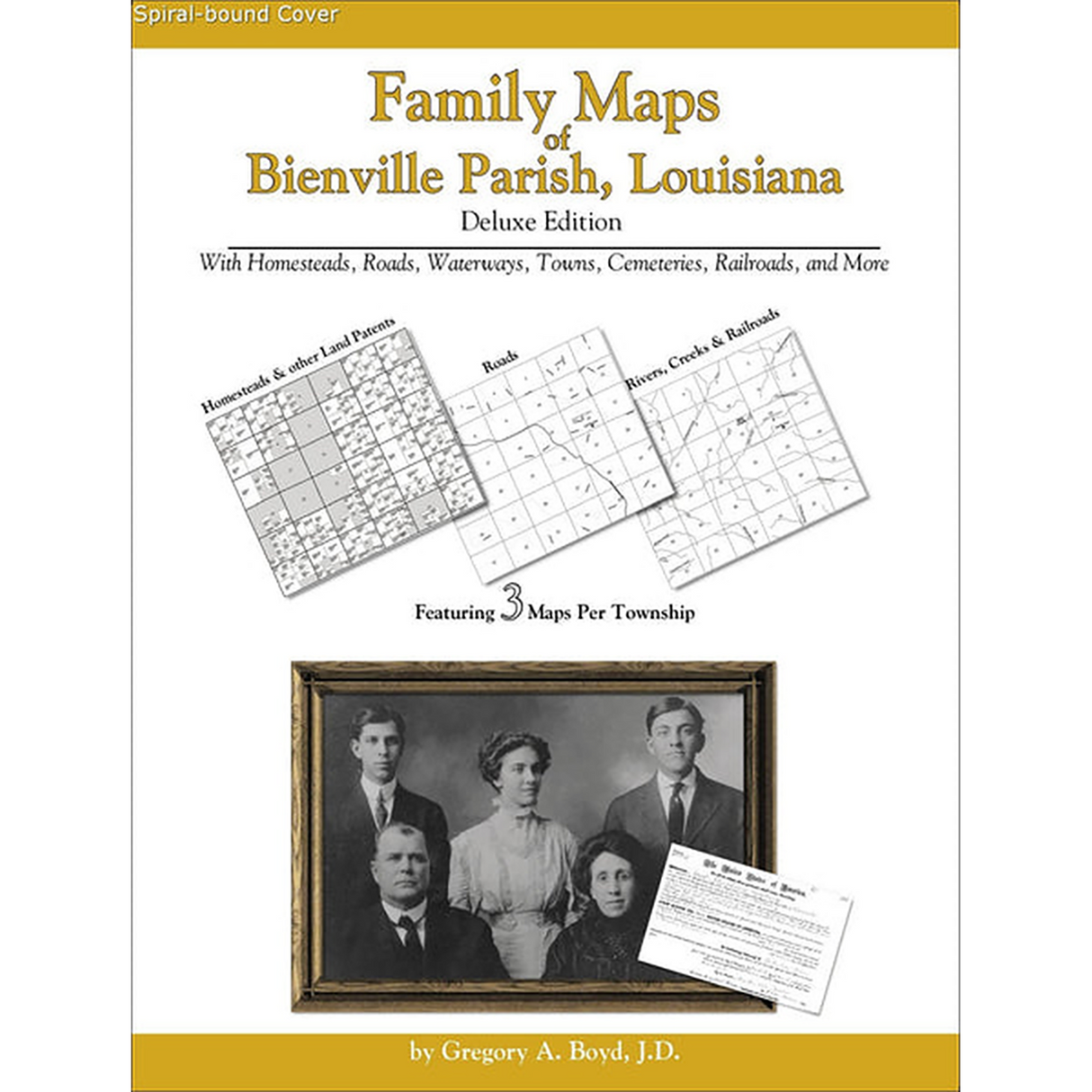 Family Maps of Bienville Parish, Louisiana (Spiral book cover)