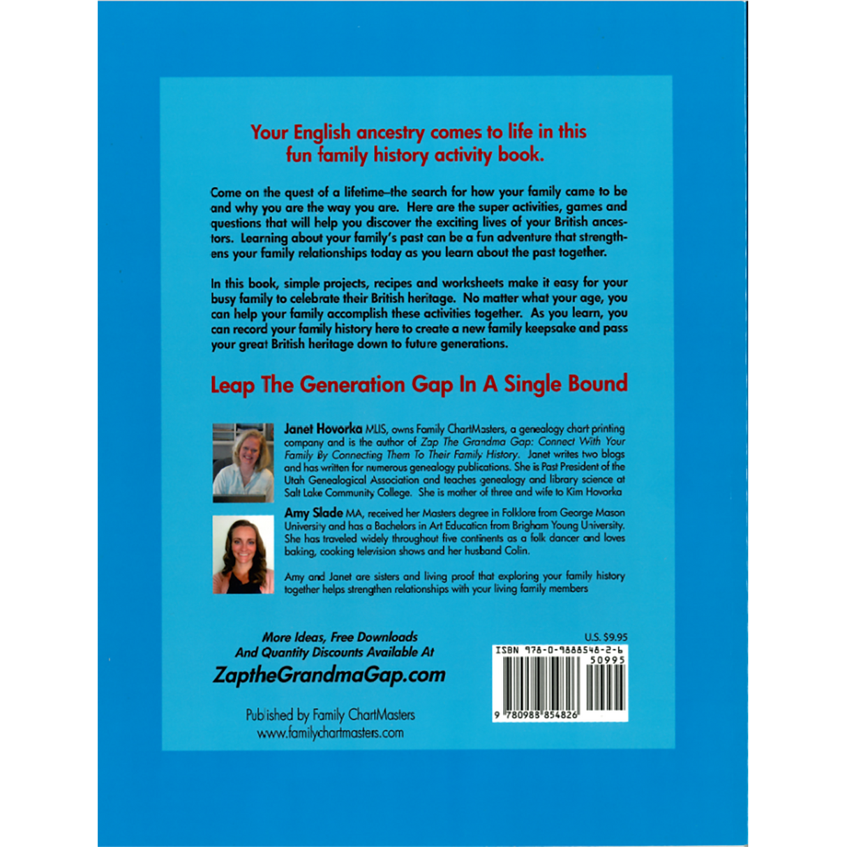 My British Ancestor Activity Book back cover