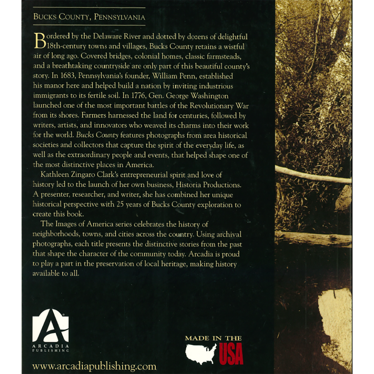 Bucks County back cover