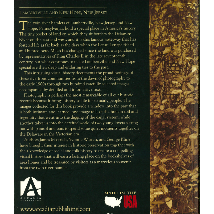 Lambertville and New Hope back cover