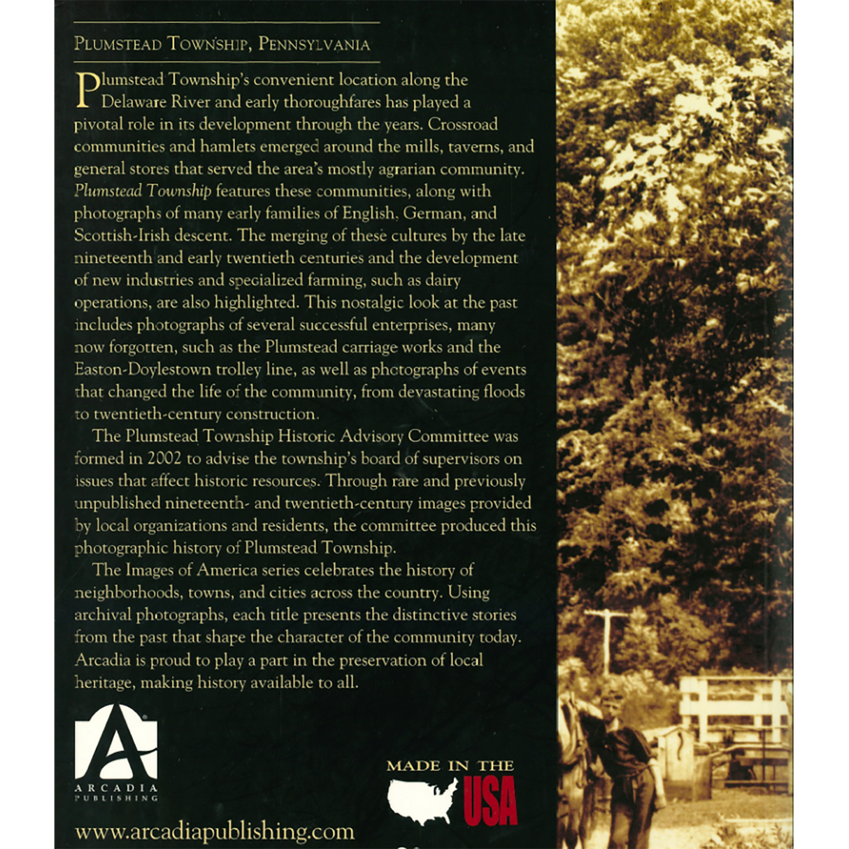 Plumstead Township back cover