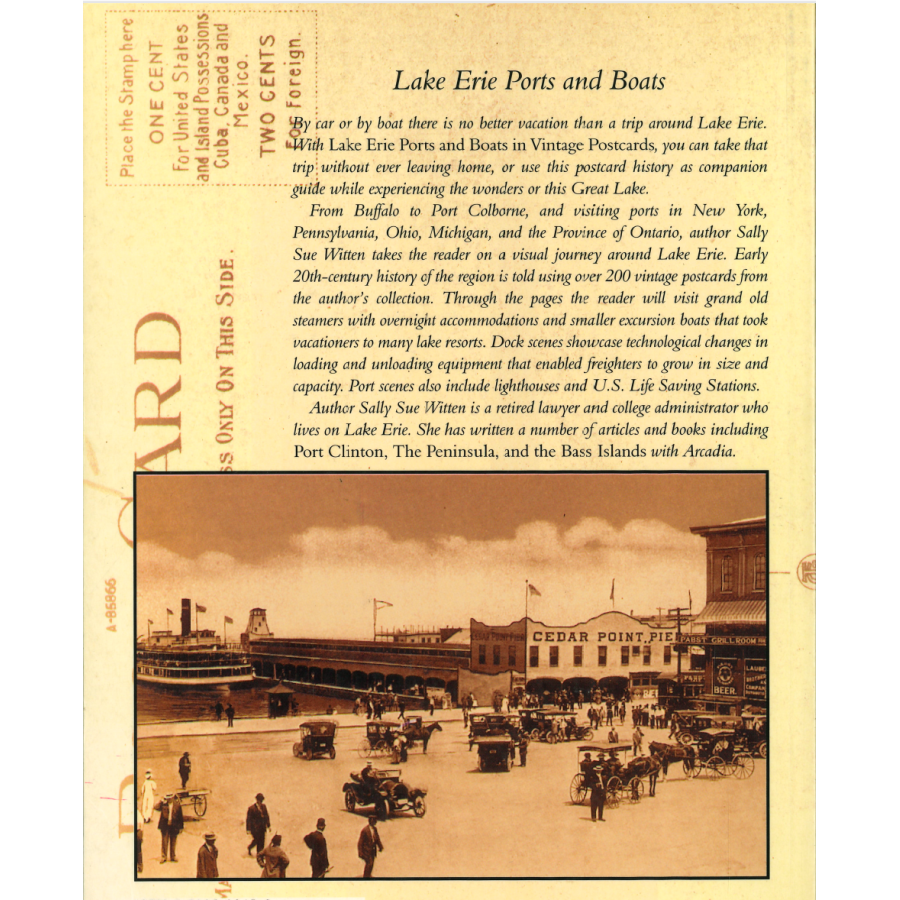 Lake Erie Boats and Ports In Vintage Postcards back cover