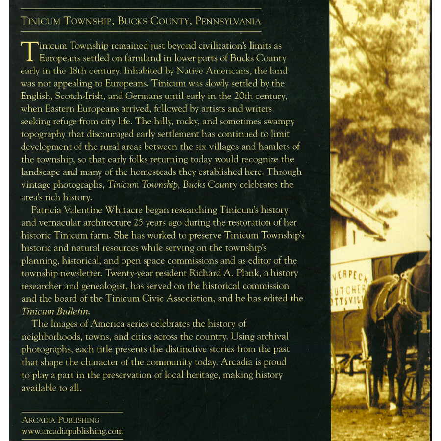 Tinicum Township, Bucks County back cover