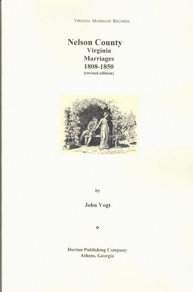 Nelson County, Virginia Marriages 1808-1850