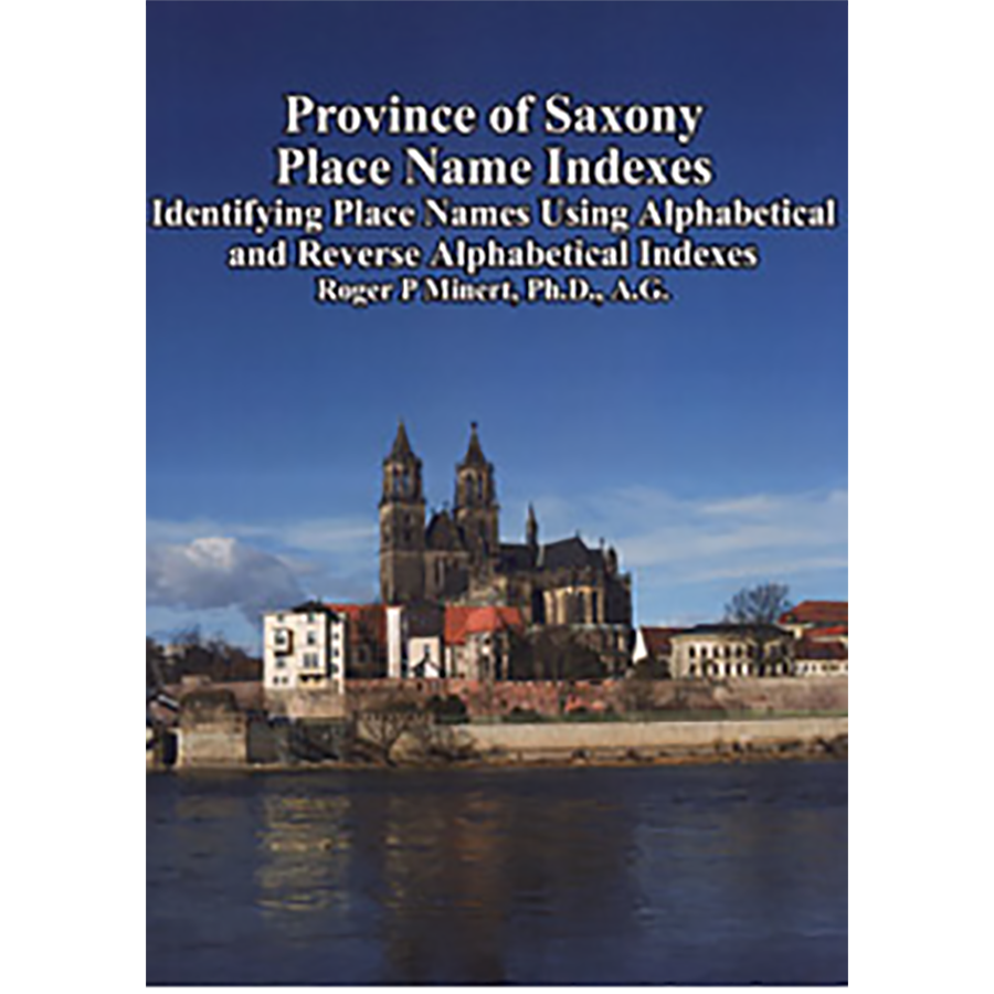 Province of Saxony Place Name Indexes