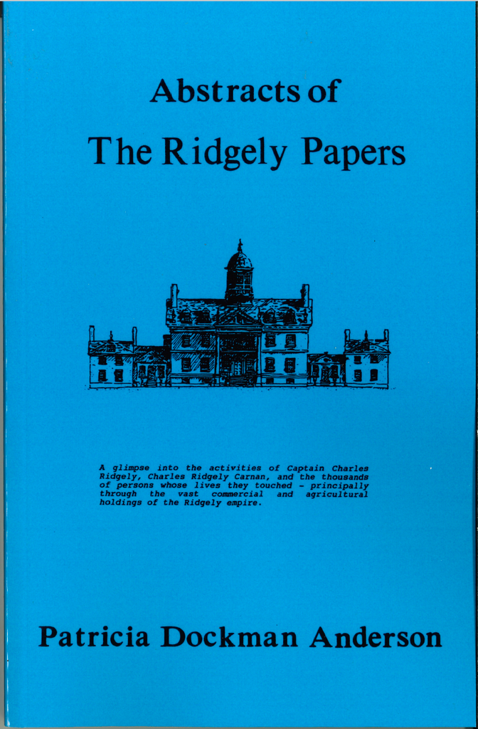 Abstracts of the Ridgely papers