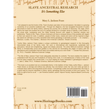 Slave Ancestral Research: It's Something Else back cover