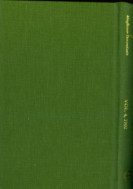 The Mayflower Descendant, Volume 4, 1902 [cloth]