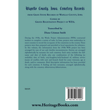 Wapello County, Iowa Cemetery Records from Grave Stone Records of Wapello County, Iowa, Copied by Graves Registration Project of W.P.A.