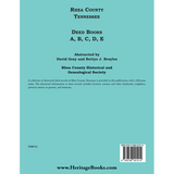 Rhea County, Tennessee Deed Books A, B, C, D, E