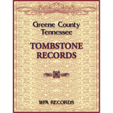 Greene County, Tennessee Tombstone Records