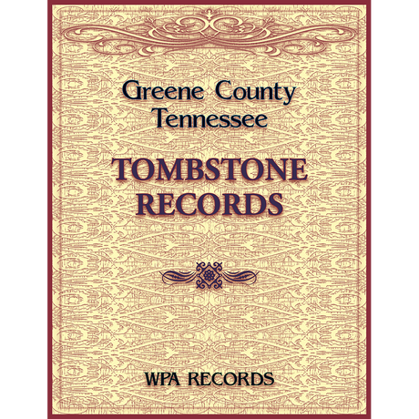 Greene County, Tennessee Tombstone Records