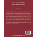 Greene County, Tennessee Tombstone Records
