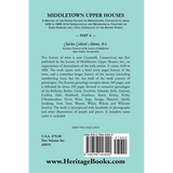 Middletown Upper Houses vol. 1 back cover