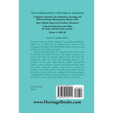 The Narragansett Historical Register, Volume 4 back cover