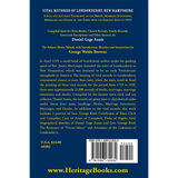 Vital Records of Londonderry, New Hampshire back cover