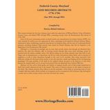 Frederick County, Maryland Land Records Abstracts, 1778-1784, Liber WR1 through WR4 back cover
