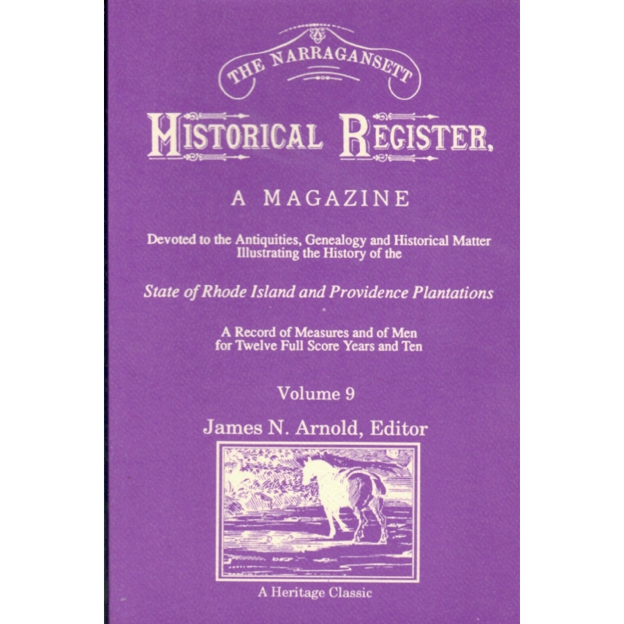 The Narragansett Historical Register, Volume 9