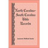 North Carolina-South Carolina Bible Records