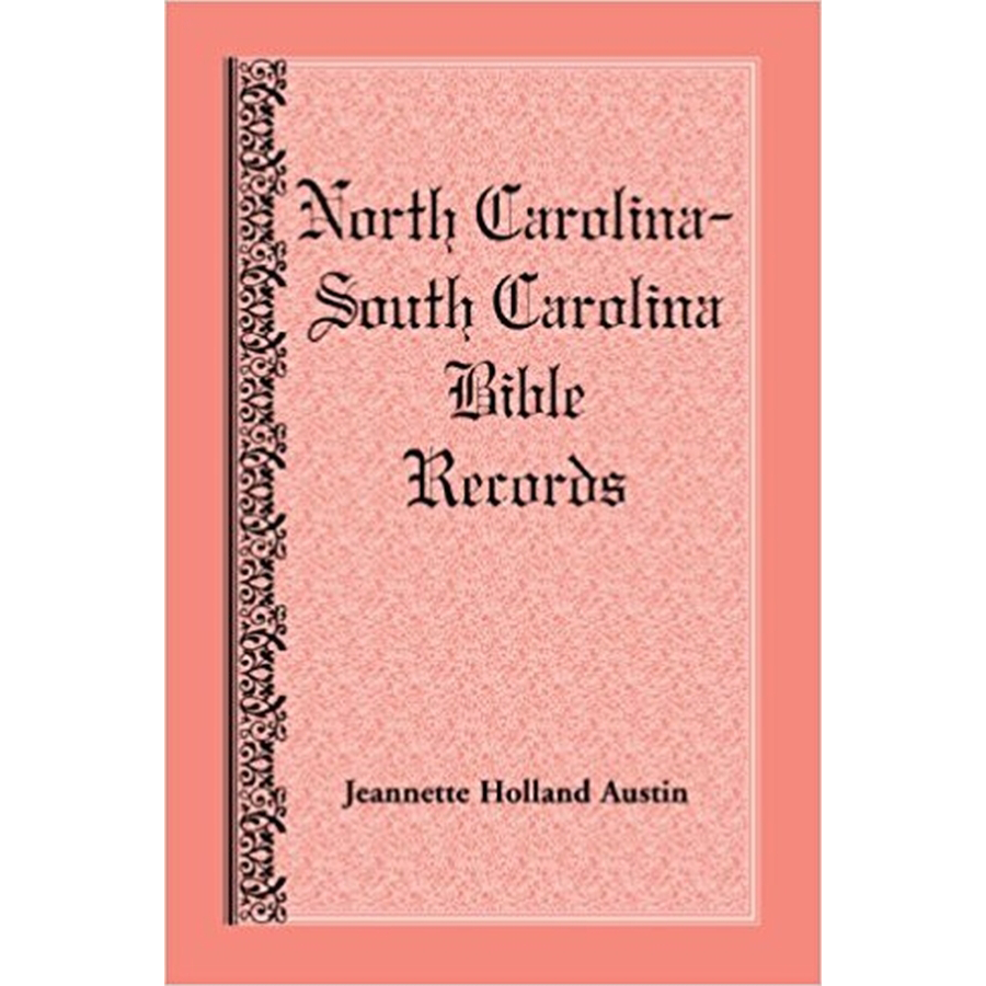 North Carolina-South Carolina Bible Records