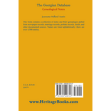 The Georgians Database, Genealogical Notes back cover