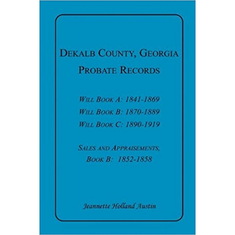 DeKalb County, Georgia, Probate Records