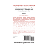 The Narragansett Historical Register, Volume 1 back cover