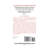 The Narragansett Historical Register, Volume 1 back cover