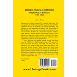 Design Makes a Difference: Shipbuilding in Baltimore, 1795-1835 back cover