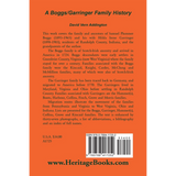 A Boggs/Garringer Family History back cover