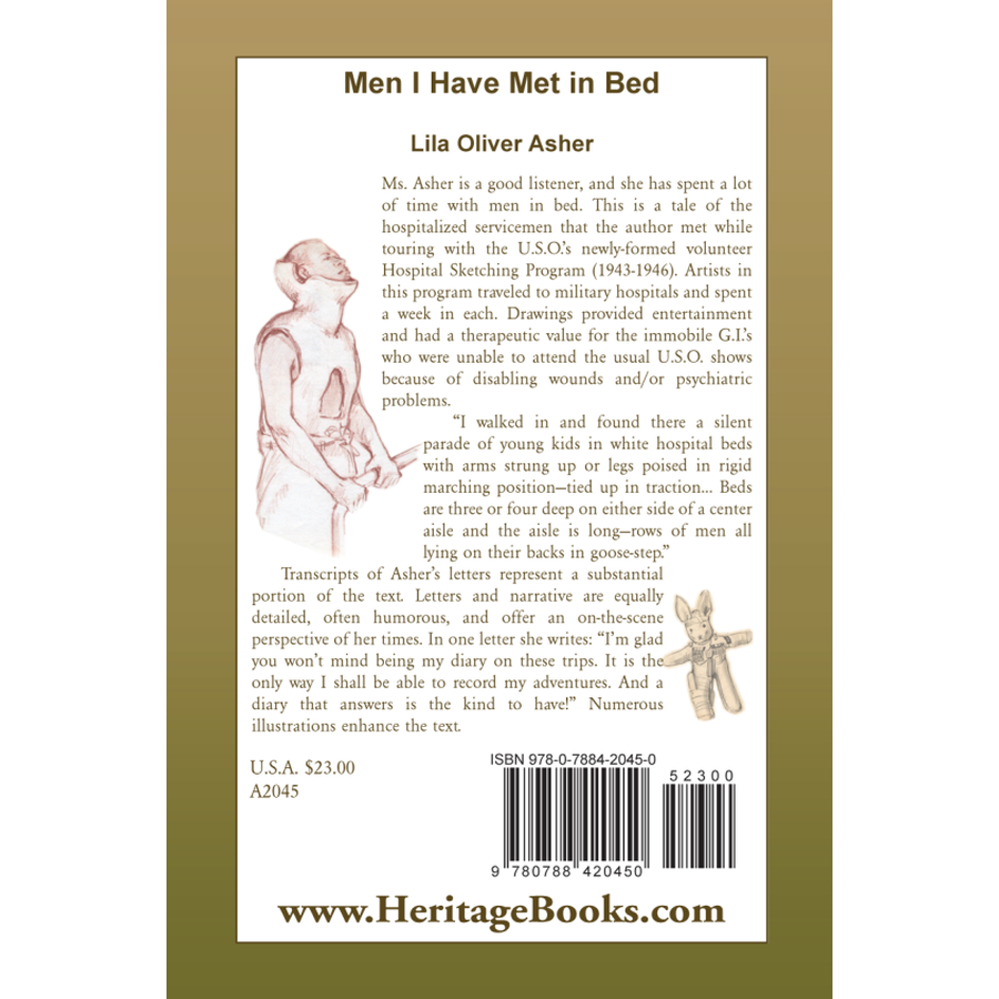 back cover of Men I Have Met in Bed