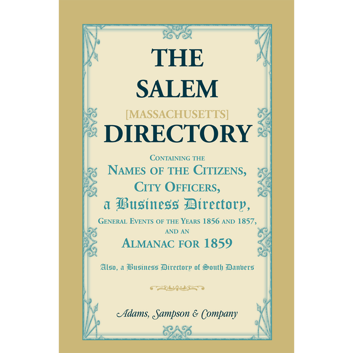 The Salem [Massachusetts] Directory