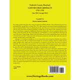 Frederick County, Maryland Land Records Abstracts, 1792-1795, Liber WR 11 through WR 13 back cover