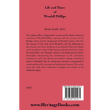 Life and Times of Wendell Phillips back cover