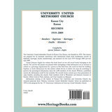 University United Methodist Church, Kansas City, Kansas Records, 1919-2009: Members, Baptisms, Marriages, Deaths, Ministers back cover