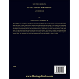 South Carolina Revolutionary War Indents: A Schedule back cover