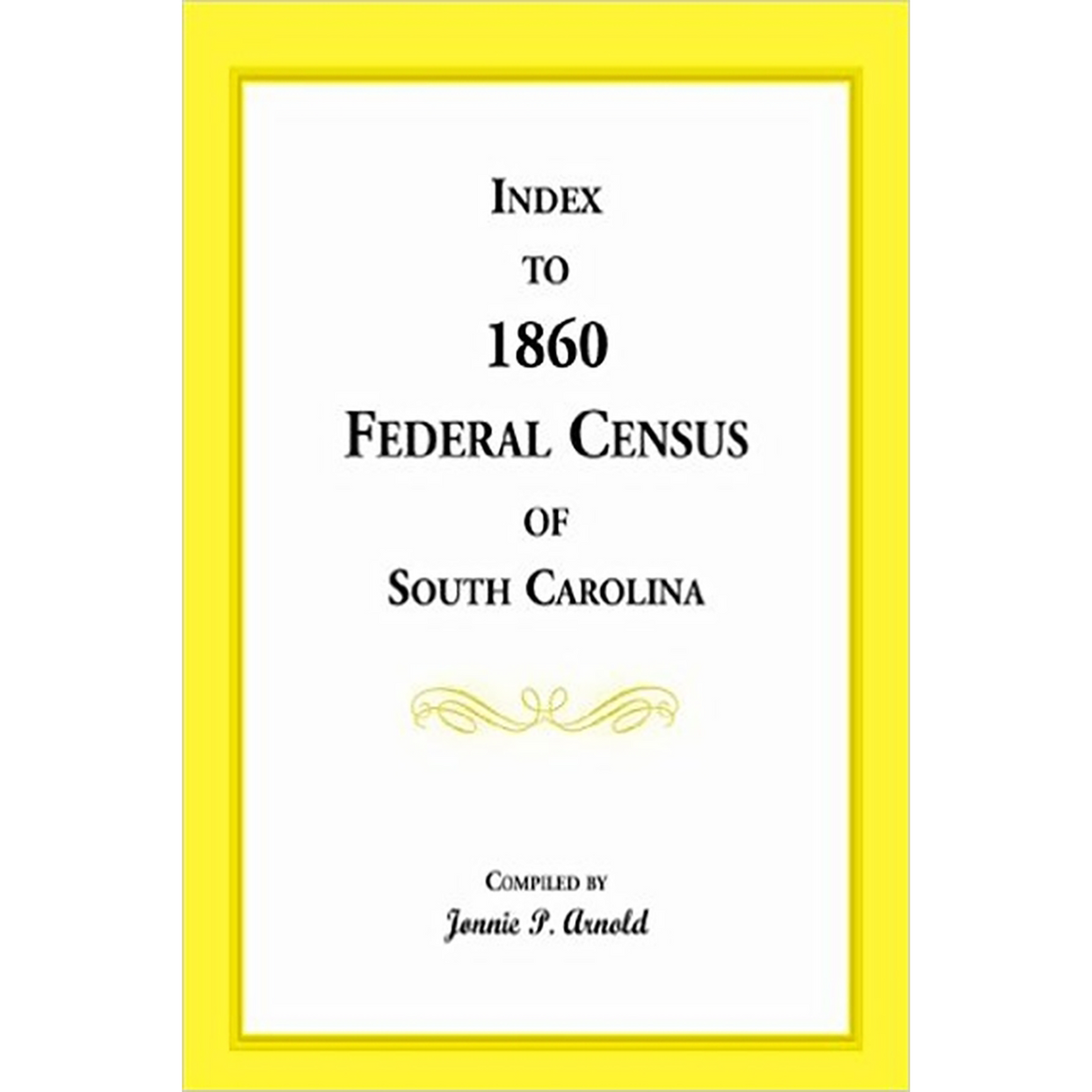 Index to 1860 Federal Census of South Carolina