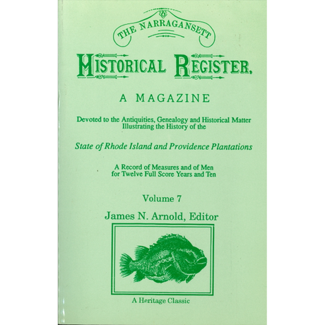 The Narragansett Historical Register, Volume 7