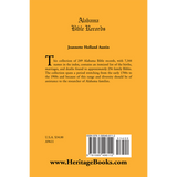 Alabama Bible Records back cover
