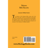 Alabama Bible Records back cover